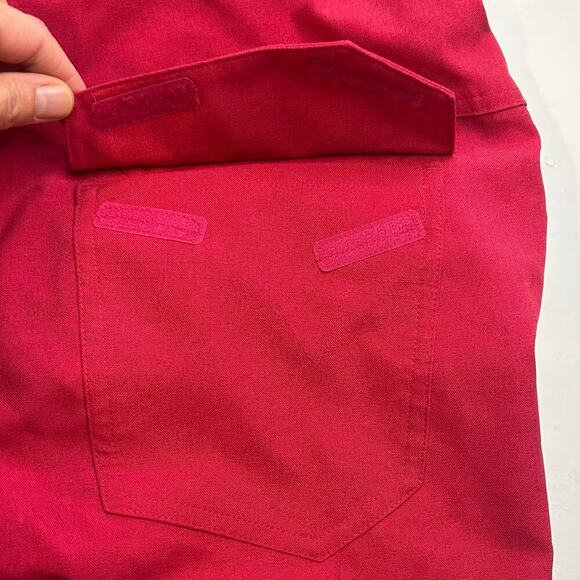 Volcom women's dark hot pink ski snowboard Transfer modern straight pants size L - Picture 5 of 12